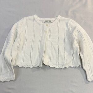 Rachel Zoe - 2T - Ivory Knit Sweater Cardigan